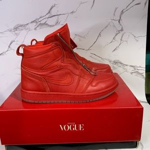 NWT Vogue Jordan1 red zip AWOK size 6.5 women’s